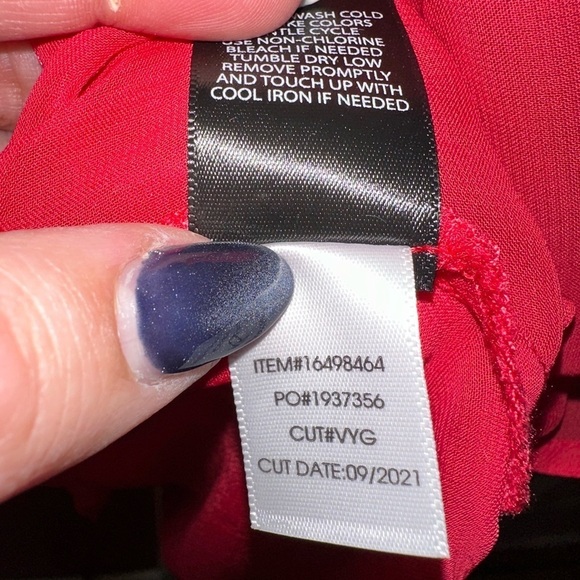 Torrid Plus Size Peplum Chiffon Heart Blouse - Picture 13 of 13